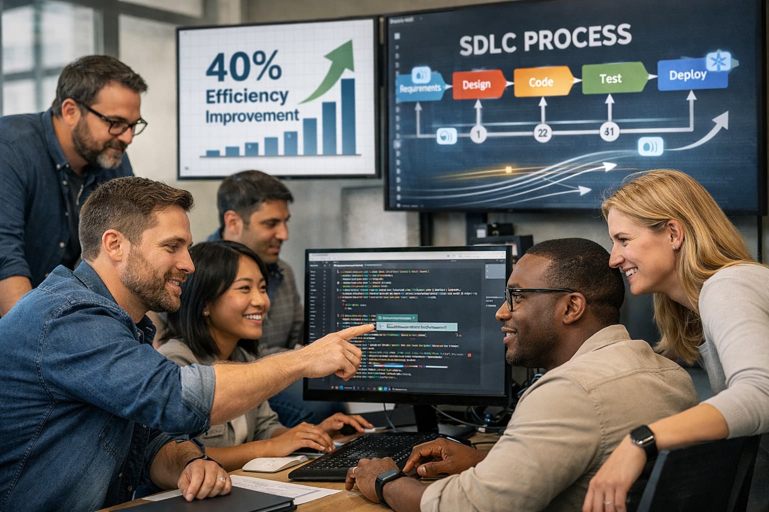 The Velocity Engine: How AI Reduces Development Effort by 40% Across the SDLC