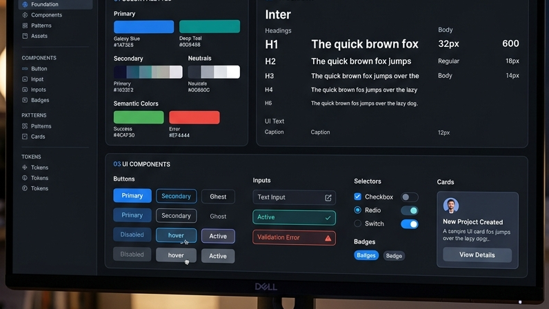 Design system component library